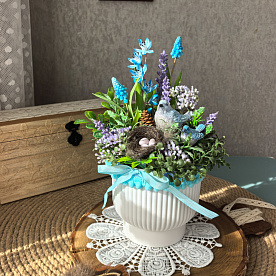 Композиция "Весна" ручной работы